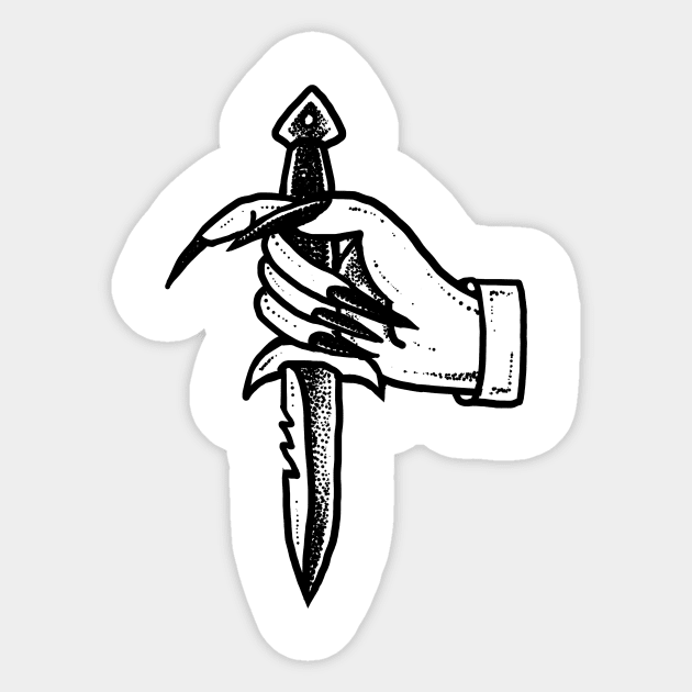 Devil hand Sticker by sebrodbrick